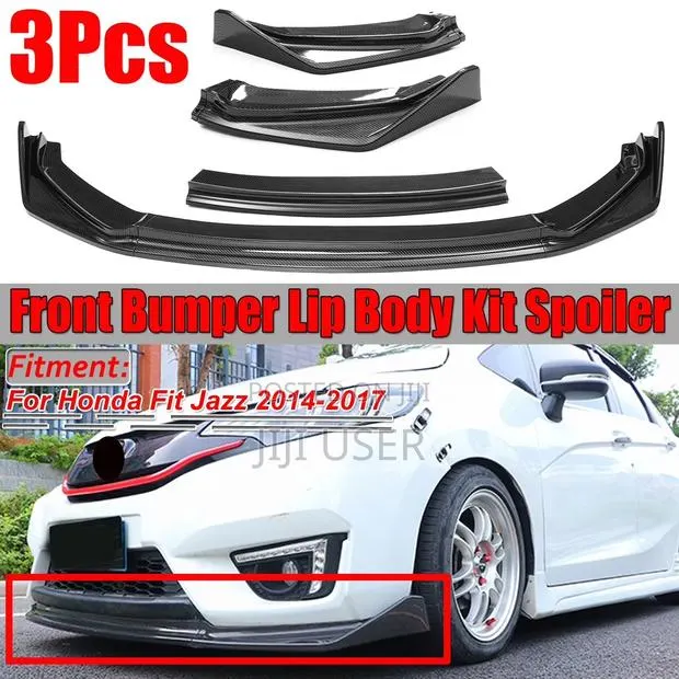 High Quality Carbon Fibre Lip Spoiler for Honda Fit 2014-2017 · Photo 1