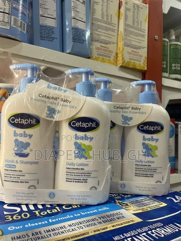 Cetaphil Baby Wash Shampoo + Lotion, Sensitive Skin, 13.5oz, 2ct · Photo 1