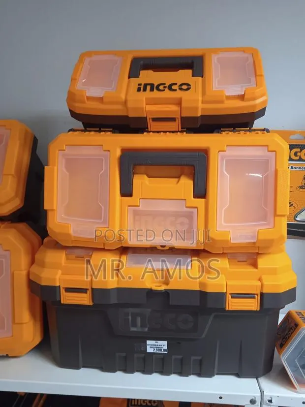 3 PCS Heavy Duty Plastic Tool Boxes Set - Pbxk0301 · Photo 1