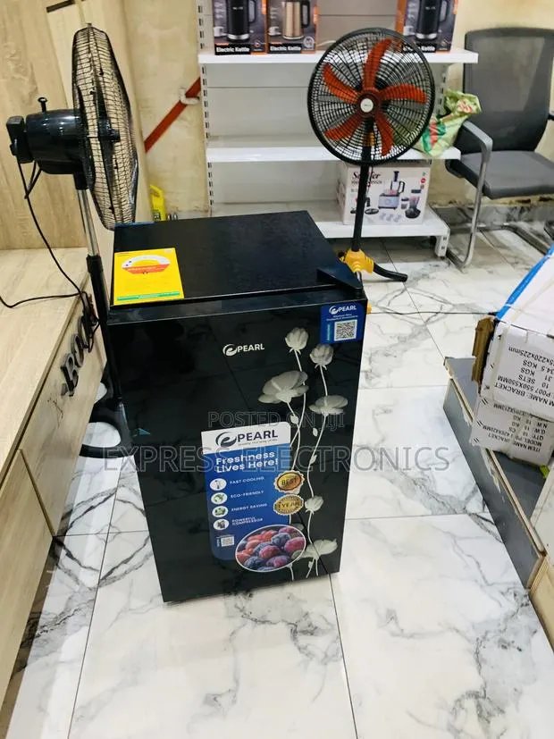 Place Your Order for Black Single Door Fridge Pearl 80l · Photo 1
