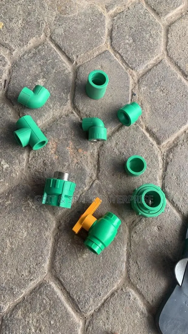 PPR Green Pipe Fittings(1st Grade Tee Elbow Valves. (Wholse Available)