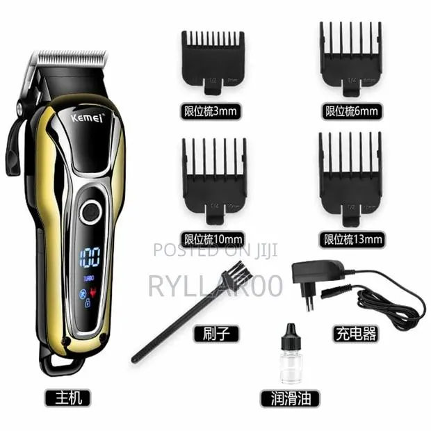 Professional Cordless Hair Clipper Kemei · Photo 1