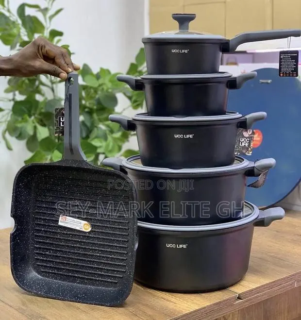 6 Set Ucc Life Granite Cookware · Photo 1