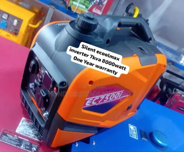 Silent 7500i Ecoolmax Inverter 7kva Petrol Generator 7500i · Photo 1