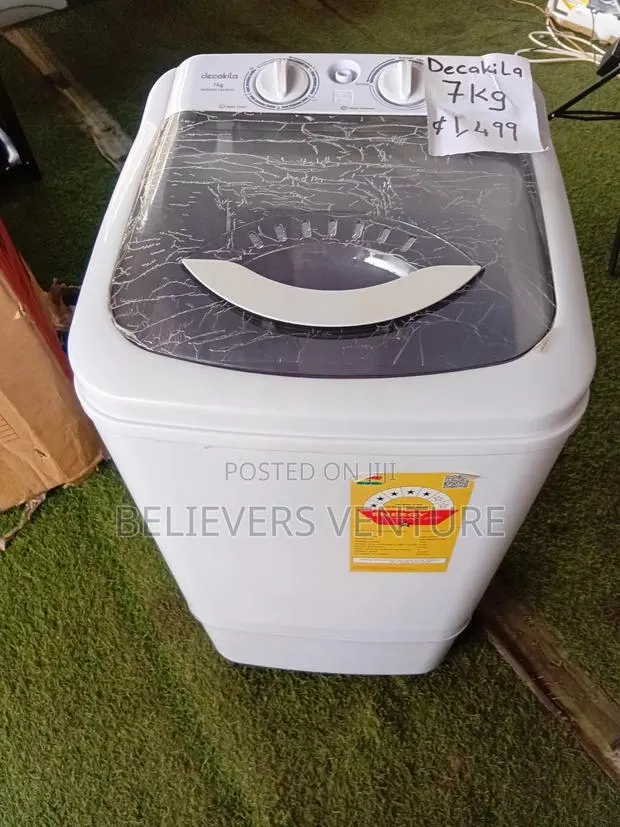 Decakila 7KG Top Load Washer – Smart Performance 7kg · Photo 1