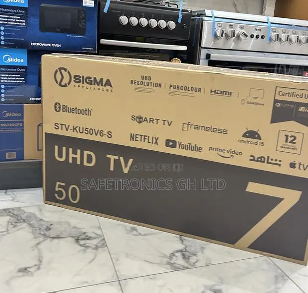 Shop New Sigma 50 Inch Smart Frameless Android Led Uhd Tv · Photo 1