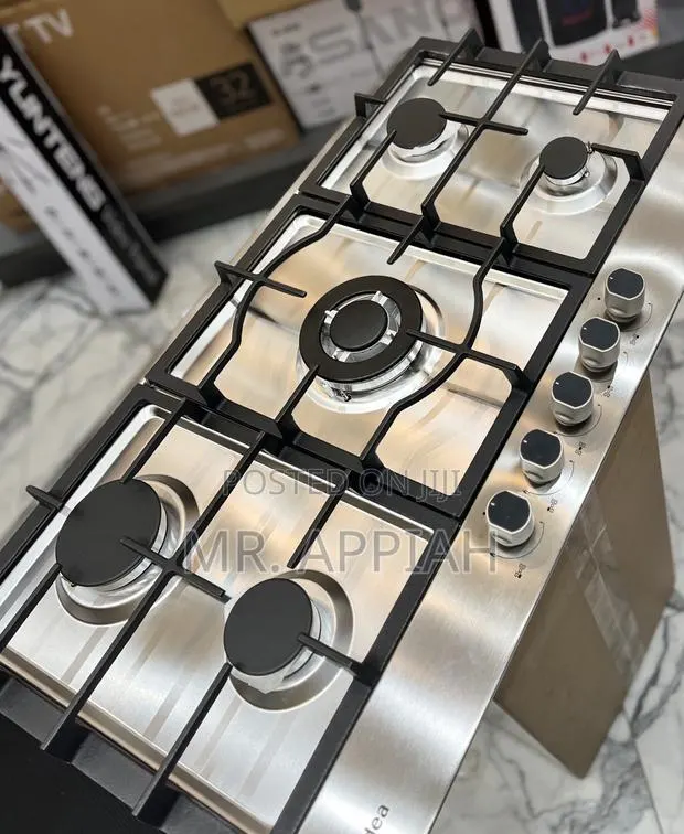 Order Midea Built in Stain Steel 5 Gas Built in Hob(Gray) · Photo 1