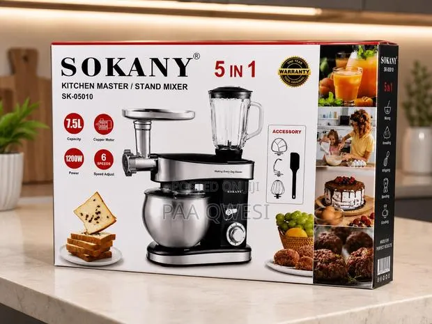 SOKANY Kitchen Master 5-in-1 Food Mixer 1200W Original · Photo 1
