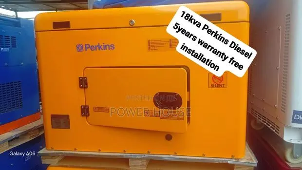 Perkins 18kVA Silent Diesel Generator – Heavy-Duty Power Beast · Photo 1