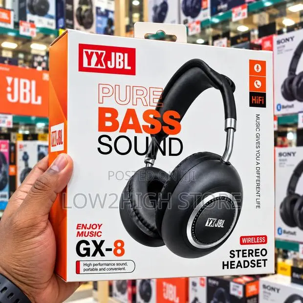 YX JBL GX-8 Wireless ANC Over-Ear Headphones - Low2High · Photo 1