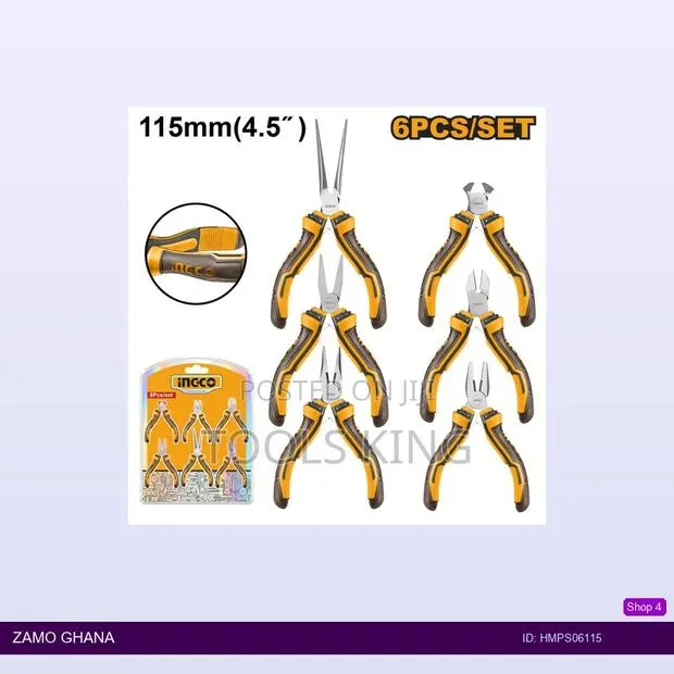 6 PCS Mini Pliers - Hmps06115 · Photo 1