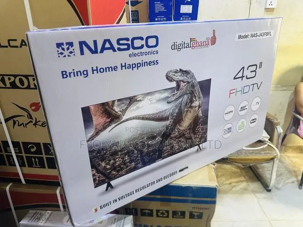 Inbuilt Decoder Nasco 43” Full Digital and Satellite FHD Led Tv · Photo 1