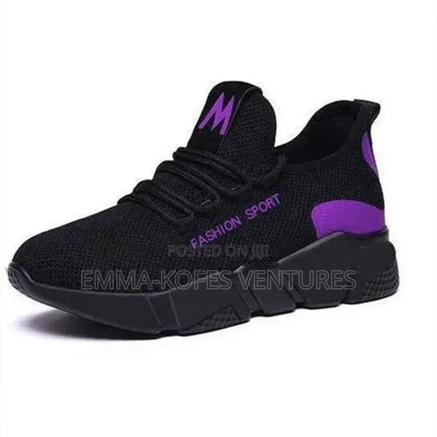 Women's Fashion Sneakers - Black · Photo 1