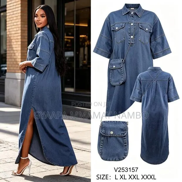 Classic Ladies Jeans Dress · Photo 1