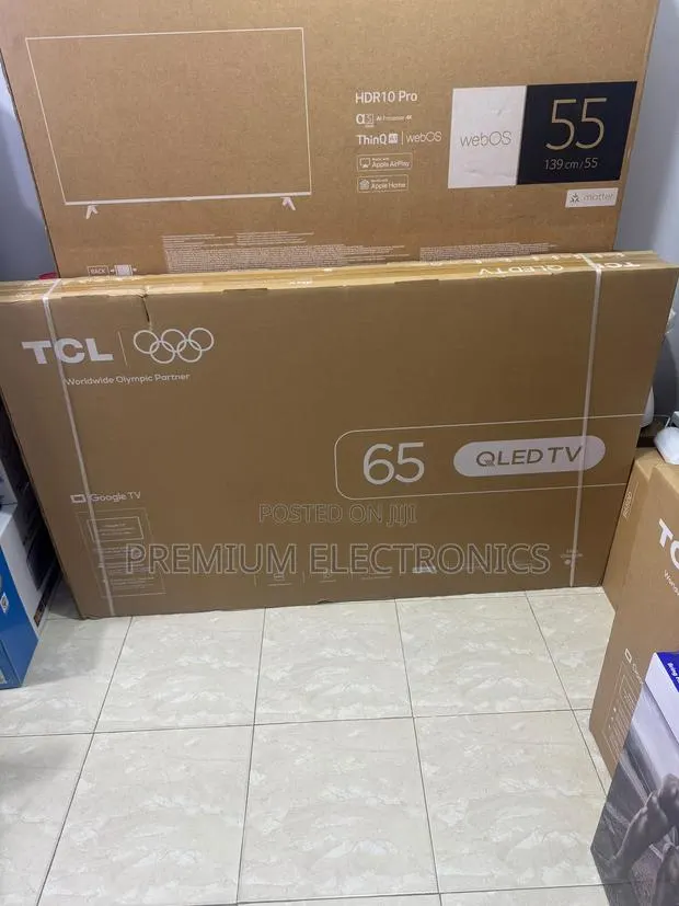 TCL 65-Inch 2026 Model Ultra Hd Qled Google Smart Tv, 65t6d, Black · Photo 1