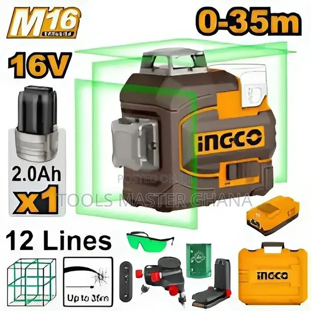 Cordless 3d Laser Level - Hll301201 · Photo 1