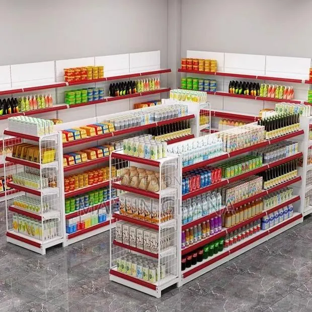 Commercial Supermarket Display Racks Pharmacy Gondola Shelving Units · Photo 3