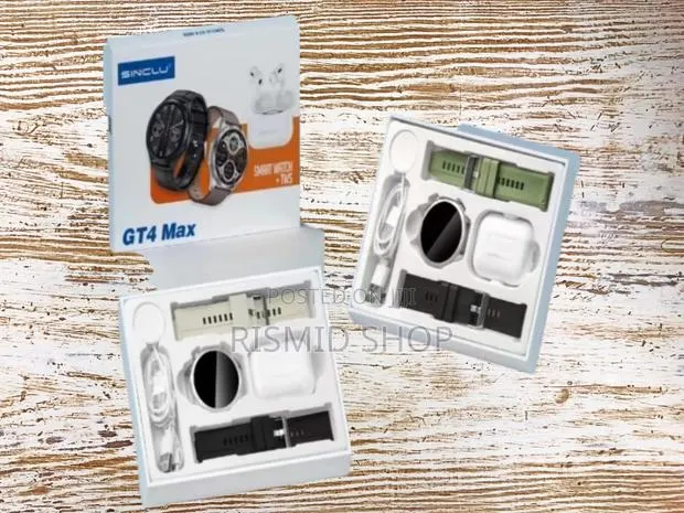 Sinclu Gt4 Max Smart Watch & Wireless Earbuds Set · Photo 1