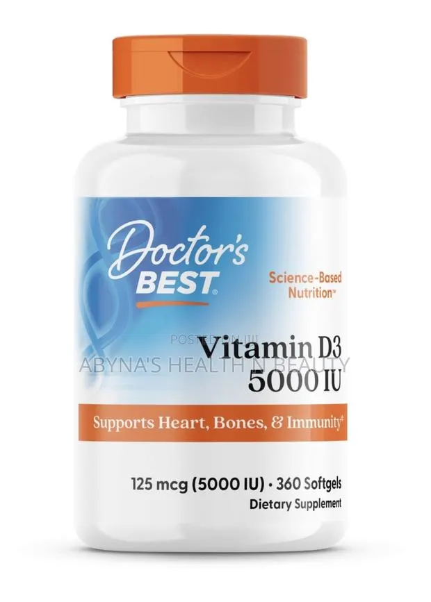 Doctor’S Best Vitamin D3 5000iu /360 Softgel · Photo 1