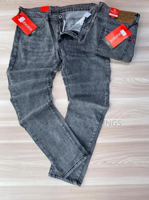 Best Selling Plain Jeans Trousers · Photo 1