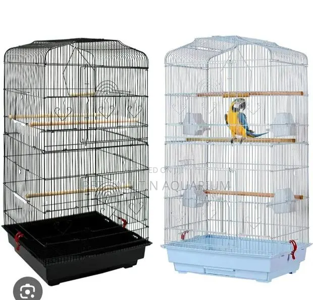 Long Metallic Bird Cage · Photo 1