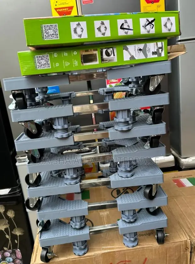 Fridge and Washing Machine Stand With Wheels · Photo 1