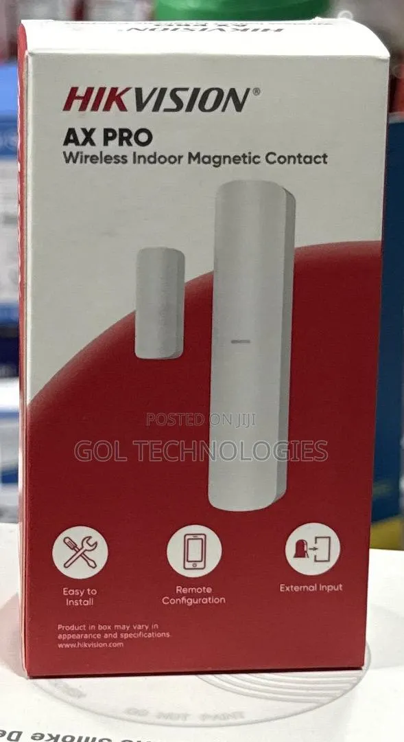 Hikvision Axpro Wireless Indoor Magnetic Contact Ds-PDMC-Eg2-We(B) · Photo 1