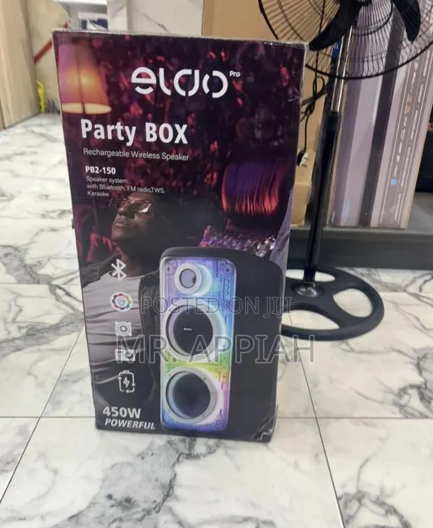 Get Adorable Eldo Pb2-150 Double 8" Bluetooth Speaker · Photo 1