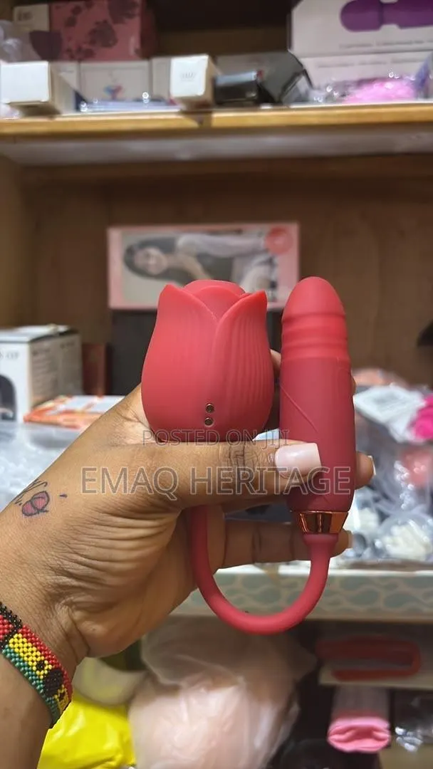 2in1 Tulip Rose Massager for Women - Rechargeable Waterproof · Photo 1