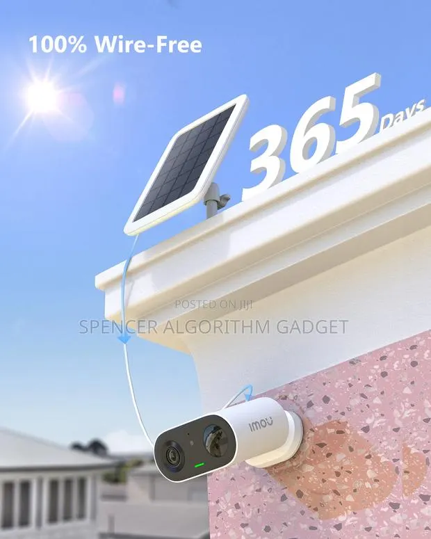 Wireless Stand-Alone Dahua Imou Security Camera + Solar · Photo 1
