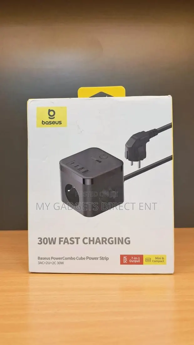 Baseus 30w Powercombo Cube Power Strip · Photo 1