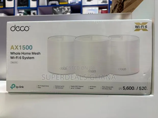 Deco X10 Ax1500 Whole Home Mesh Wi-fi 6 System · Photo 1