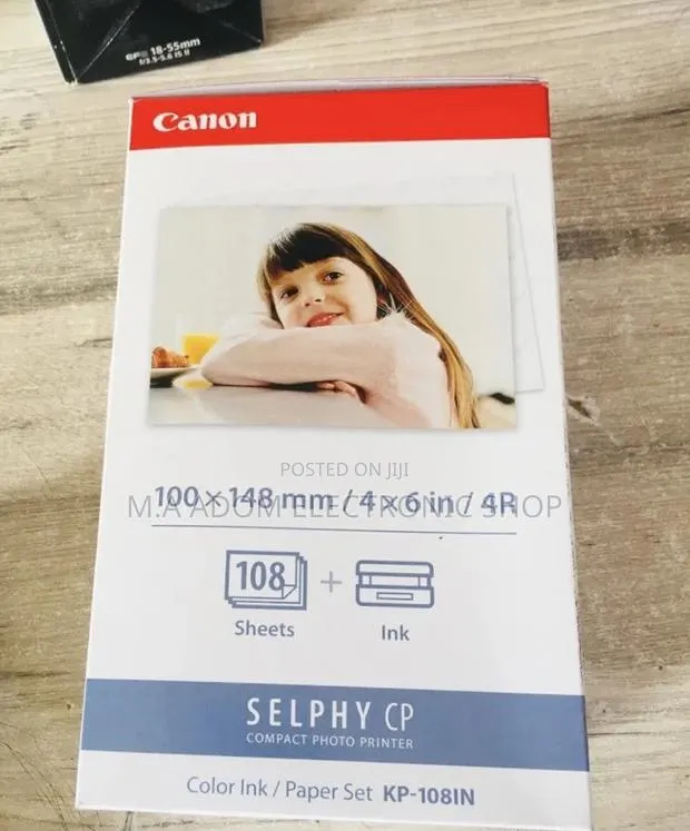 Sealed in Box Canon RP-108 Colour Ink +100 X148 Mm Paper Set · Photo 1