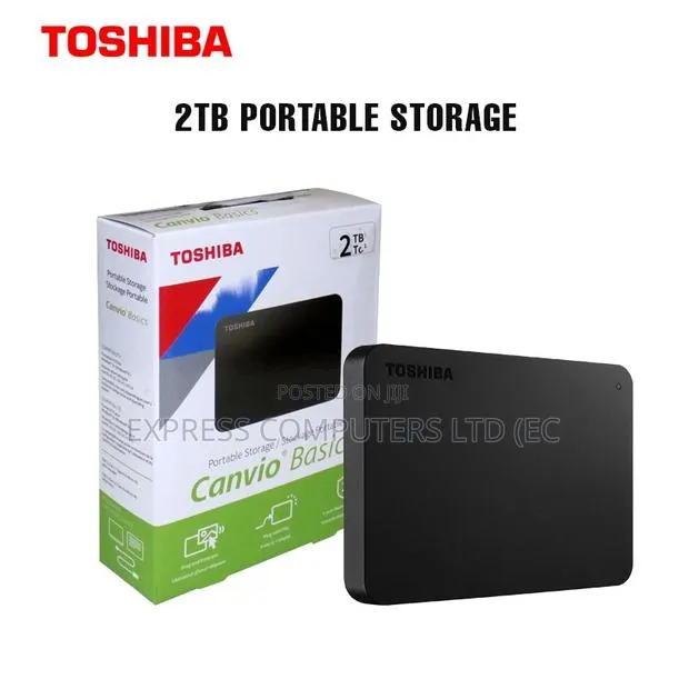 Toshiba Portable 2tb Original External Drive Brand New Sealed From Uk · Photo 1