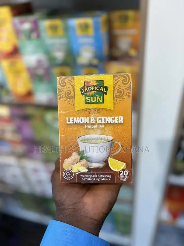 Lemon Ginger Herbal Tea for Digestion Immune Support · Photo 1