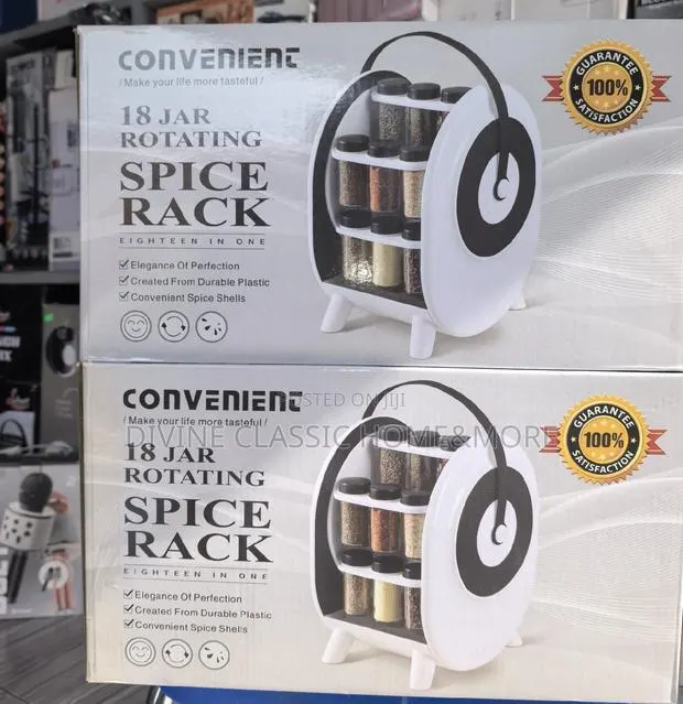18 Jar Rotating Spice Rack · Photo 1
