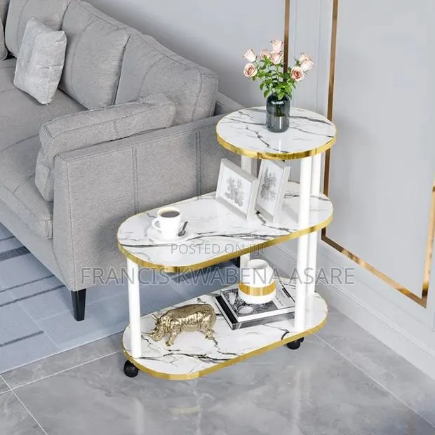 Bedside/Living Room Table With Wheels