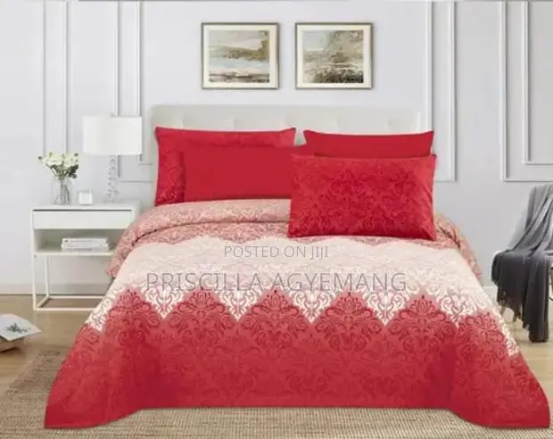 Beautiful 6 in 1 King Size Bedsheet · Photo 1