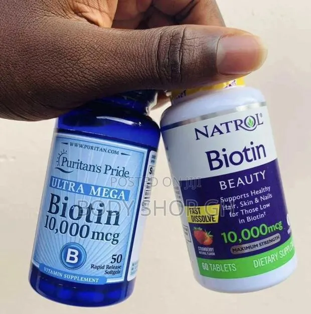 Biotin (Hair,Skin Nails ) - 10,000mcg · Photo 1