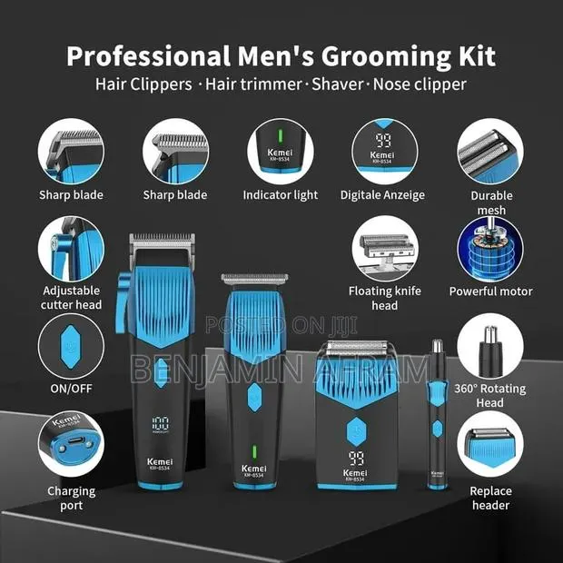 Hair Clippers, Hair Trimmer, Shaver, Nose/Ear Clipper · Photo 1