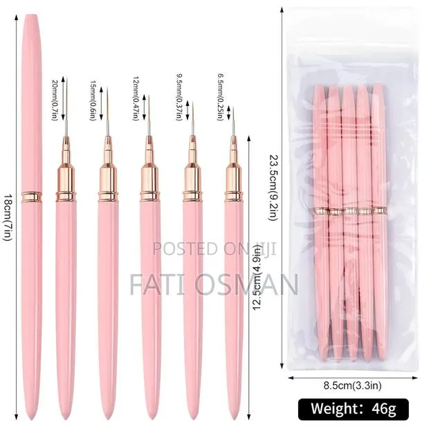 5pcs Line Brushes · Photo 1