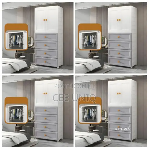 Fantastic and Elegance Kids Plastic Wardrobe With Drawers · Photo 1