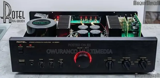 Rotel RA-985BX Stereo Amplifier 400W Audiophile HiFi Phono Pre-Out