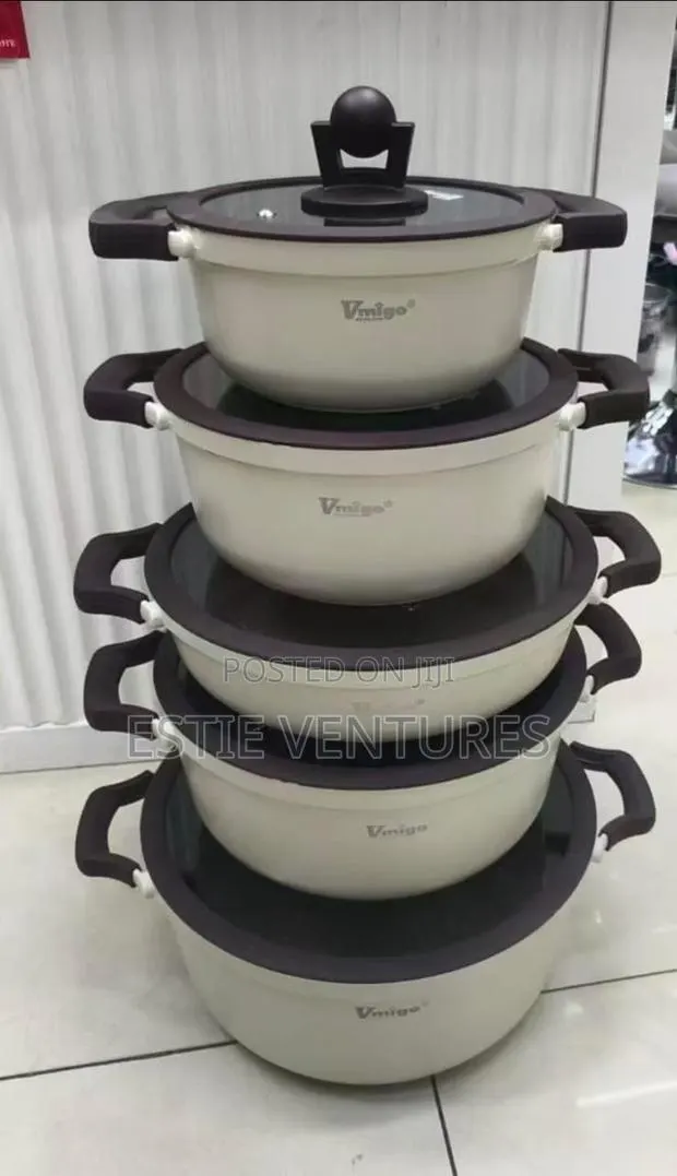 10-Piece Granite Nonstick Cookware Set · Photo 1