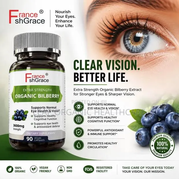 Organic Bilberry Capsules for the Eye · Photo 1
