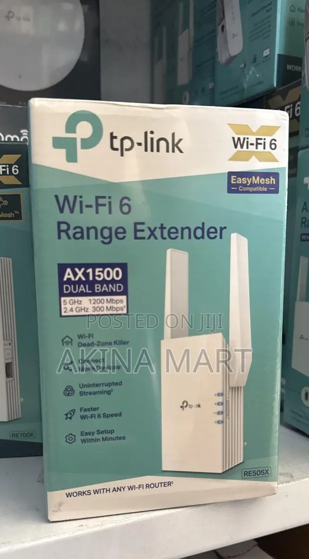 Re505x Tp Link Range Extender Re505x Ax1500 Dual Band · Photo 1