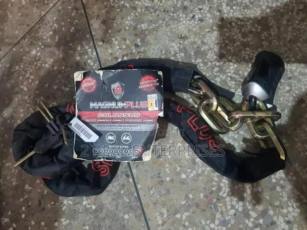Magnum Plus Colossus SECURITY CHAIN With PADLOCK 180cm>12mm - NEW · Photo 1