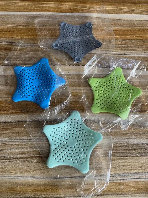 Silicone Kitchen Sink Filter - Star Shape - Hair Catcher · Photo 1