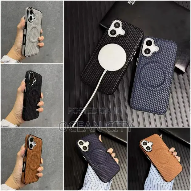 Leather Magsafe Case for iPhone 14, 15, 16 · Photo 1