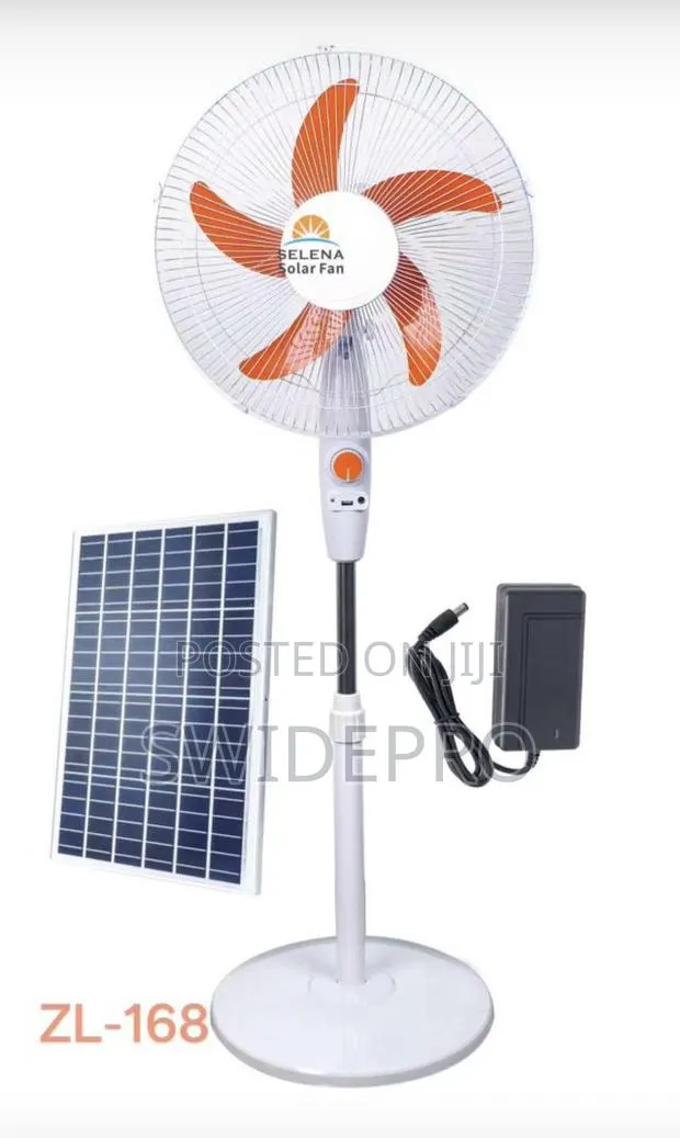 Selena Zl-168 Rechargeable Solar Fan · Photo 1